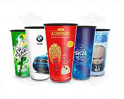 Copo in mold label personalizado Copo in mold label personalizado