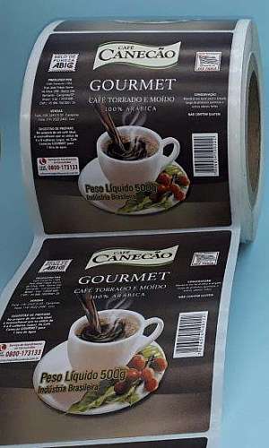 Etiquetas adesivas personalizadas em rolo Etiquetas adesivas personalizadas em rolo