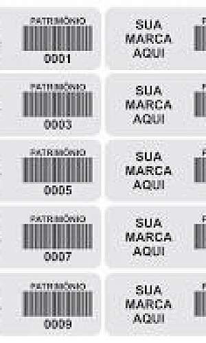 Plaquetas de patrimônio em aluminio Plaquetas de patrimônio em aluminio
